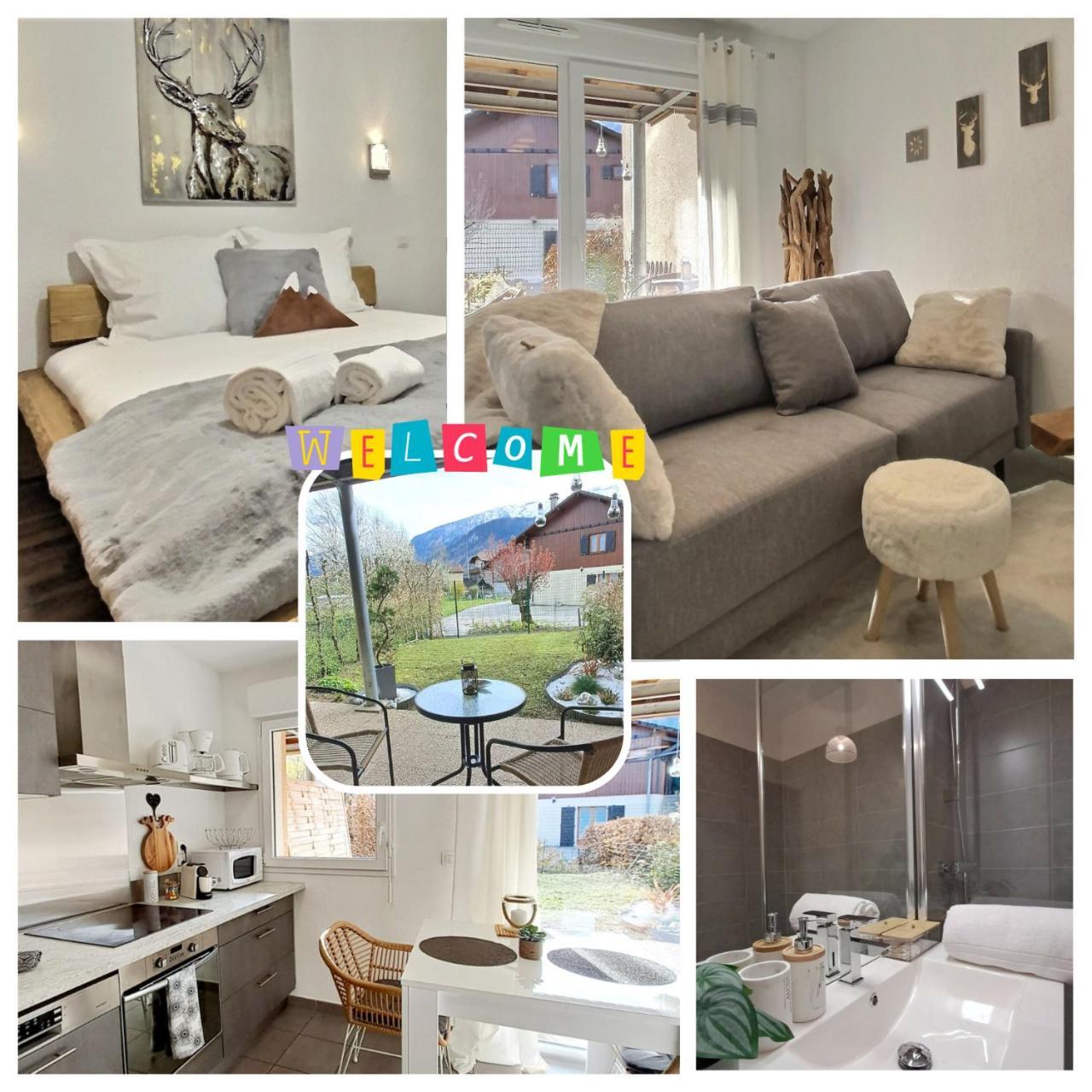 Snow Home By So'Serenityhome-Jardin-Parking-Calme Marignier Dış mekan fotoğraf